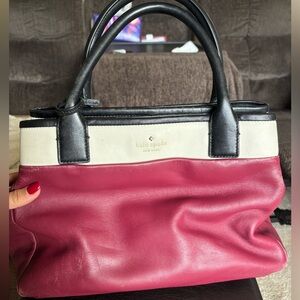 Kate Spade Burgundy Leather shoulder bag